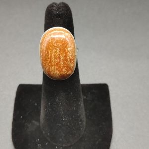 Semi Precious Stone Silver Ring 💍